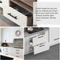 Black Kitchen Handles 256mm Cabinet Drawer Cupboard Door Pulls 2Pack Does not apply
