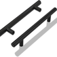 Black Kitchen Handles 256mm Cabinet Drawer Cupboard Door Pulls 2Pack Does not apply