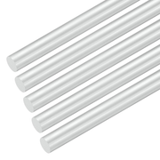 Aluminum Round Rod 5 Pack 12mm Dia 250mm Length 6061 Solid Metal Bar Unbranded