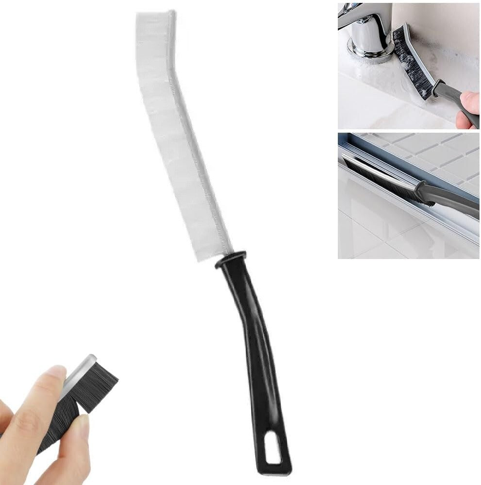 Crevice Cleaning Brush Gap Scrubber Hard Bristle Kitchen Bathroom Window Tool Unbranded