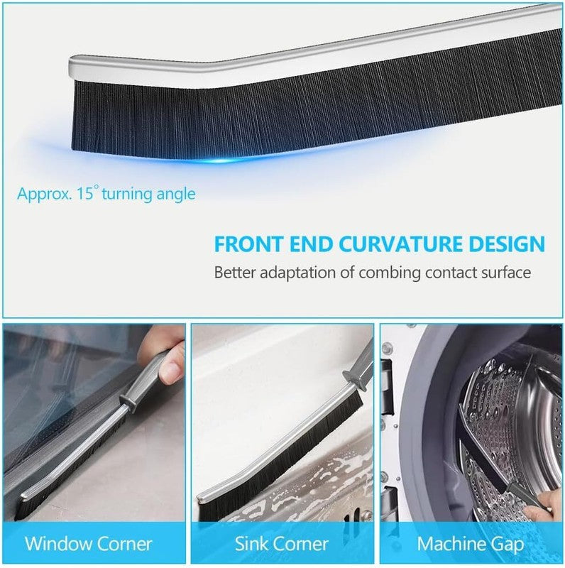 Crevice Cleaning Brush Gap Scrubber Hard Bristle Kitchen Bathroom Window Tool Unbranded