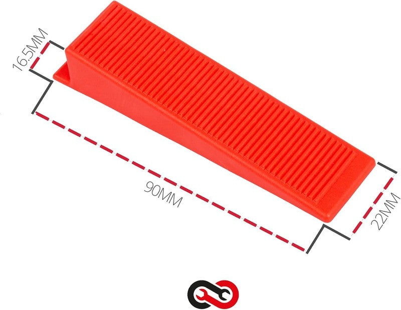 Tile Leveling Wedges Reusable Floor Wall Spacer Clips Ceramic Stone Install 97 Unbranded