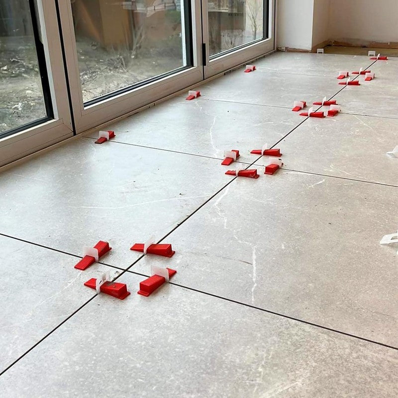 Tile Leveling Wedges Reusable Floor Wall Spacer Clips Ceramic Stone Install 97 Unbranded