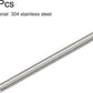 M8 Threaded Rod Stainless Steel Fully Threaded Bar Right Hand 130Mm 6 Pack Bolt uxcell