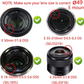 Lens Cap 49mm Camera Front Cover Protector FIT Canon Sony Replacement Unbranded