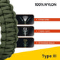Paracord Rope 4Mm 50M Nylon Survival Cord Camping Utility Tactical Outdoor Line Unbranded