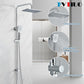Rain Shower Kit Thermostatic Riser Rail Overhead Handheld Chrome Set Unbranded