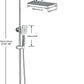 Rain Shower Kit Thermostatic Riser Rail Overhead Handheld Chrome Set Unbranded