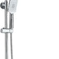 Rain Shower Kit Thermostatic Riser Rail Overhead Handheld Chrome Set Unbranded
