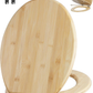 Bamboo Toilet Seat Soft Close Quick Release Oval Adjustable Hinges Top Bottom Unbranded