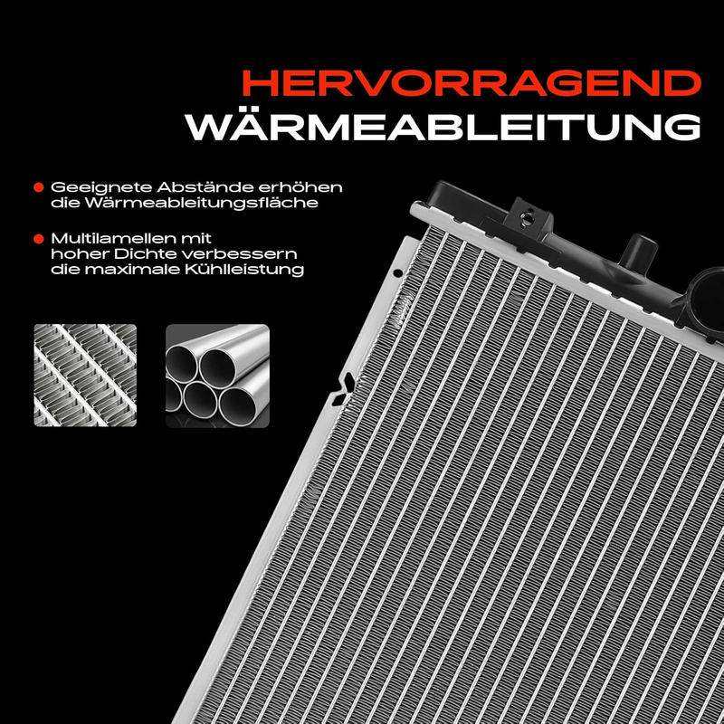 Engine Radiator fit Mitsubishi L200 Pajero Sport Cooling Replacement MR258668 Unbranded