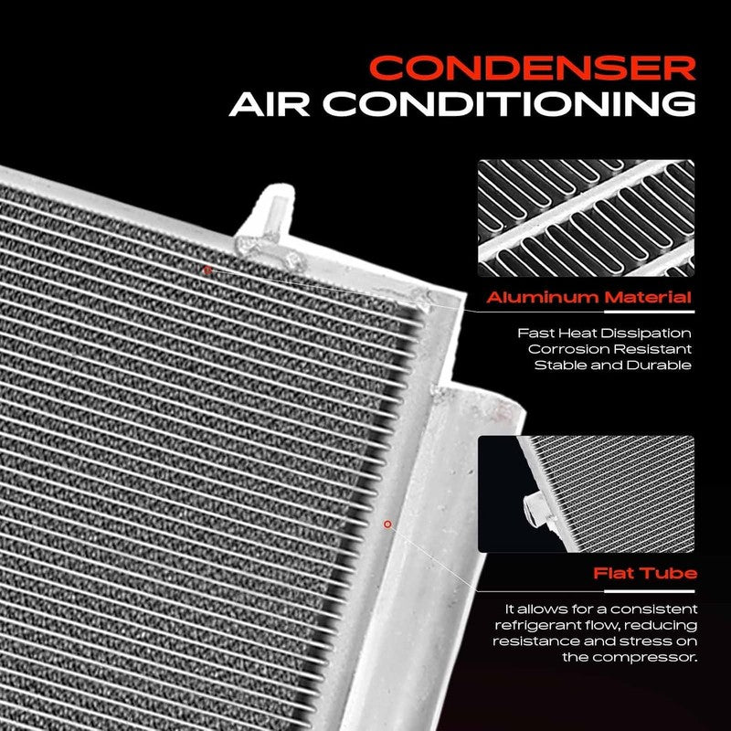 AC Condenser Air Conditioning Radiator fit Toyota RAV4 XA40 A4 12-19 884600R030 Unbranded