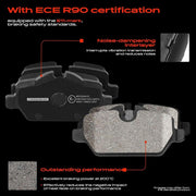 Rear Brake Discs Pads Kit fit BMW E90 E92 E81 E87 1 3 34216769271 34214031725 Unbranded