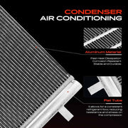 AC Condenser fit Vauxhall Chevrolet Air Conditioning Radiator 13267648 Unbranded