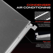 AC Condenser Air Conditioning Radiator fit Audi A6 Q7 Q8 A8 VW Touareg C8 Unbranded