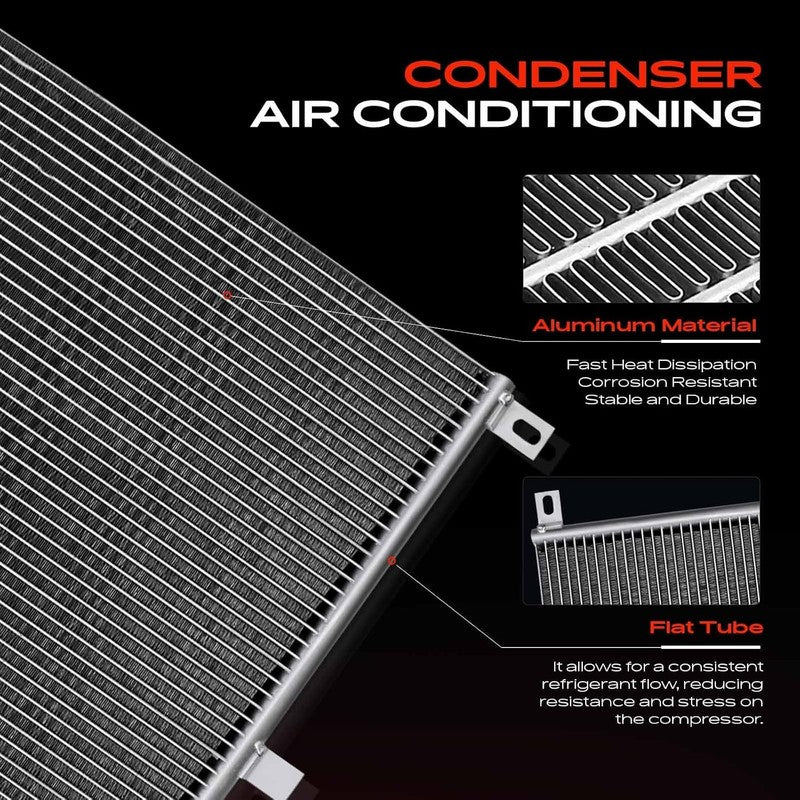 AC Condenser Air Conditioning Radiator fit BMW E46 Z4 E85 E86 X3 E83 64538377614 Unbranded