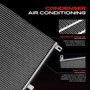 AC Condenser Air Conditioning Radiator fit BMW E46 Z4 E85 E86 X3 E83 64538377614 Unbranded