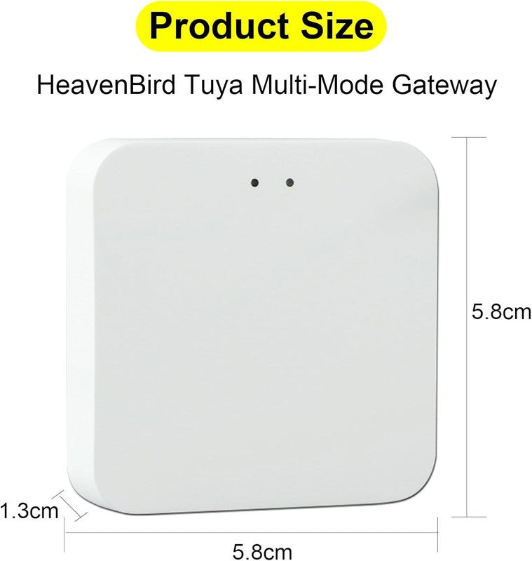 Zigbee Hub Tuya Gateway 2.4G WiFi Smart Door Lock Remote App Control System Unbranded