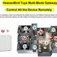 Zigbee Hub Tuya Gateway 2.4G WiFi Smart Door Lock Remote App Control System Unbranded