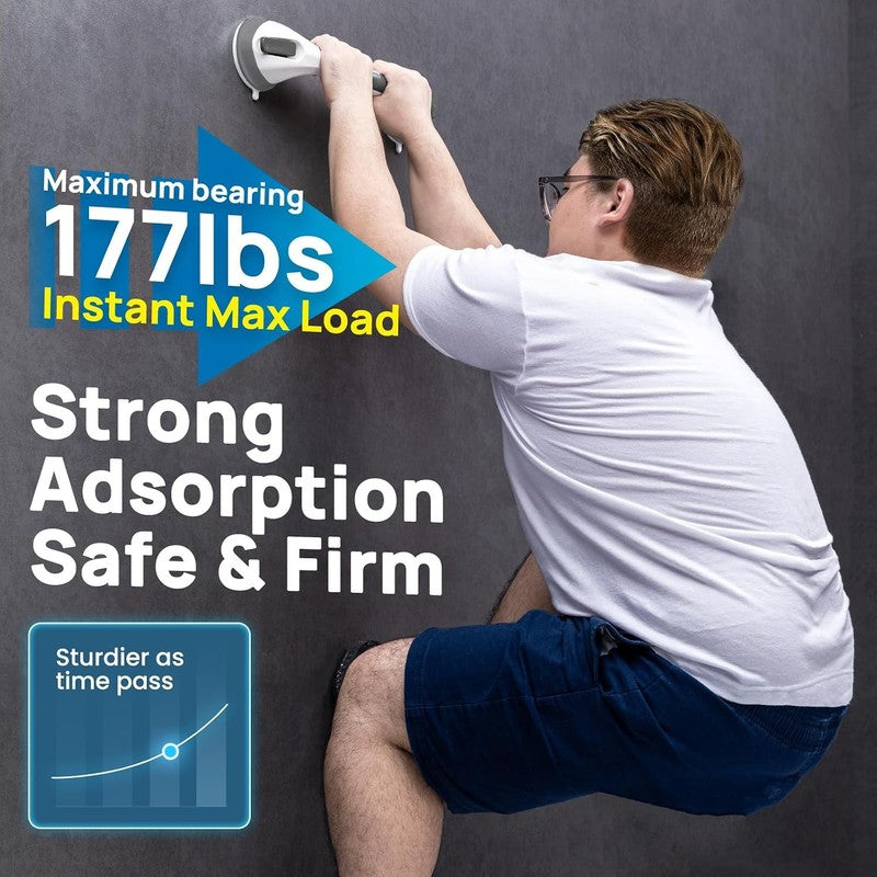 Bathroom Grab Rail Suction Handle Safety Support Bar Elderly Shower 43Cm Does not apply