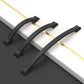 Matte Black Cabinet Handles Zinc Alloy Drawer Pulls Kitchen 96Mm 2 Pack Doors Unbranded