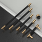 Knurled Cabinet Handles Matte Black Bronze Drawer Pulls 96Mm 2 Pack Kitchen Unbranded