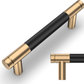 Knurled Cabinet Handles Matte Black Bronze Drawer Pulls 96Mm 2 Pack Kitchen Unbranded