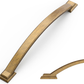 Antique Brass Cabinet Handles Zinc Alloy Drawer Pulls 160Mm Kitchen 2 Pack Set Unbranded