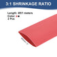 Heat Shrink Tubing Dual Wall Adhesive Waterproof 50Mm 1M Marine Industrial Unbranded