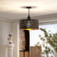 Black Lampshade Ceiling Pendant Light Shade Gold Inner Fabric Modern Home Decor Unbranded