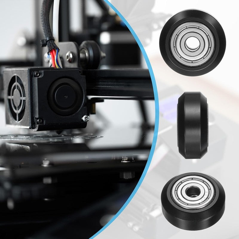 13Pcs POM V Slot Wheels Rollers 625ZZ Bearings CNC 3D Printer Gantry Pulley Kit Unbranded