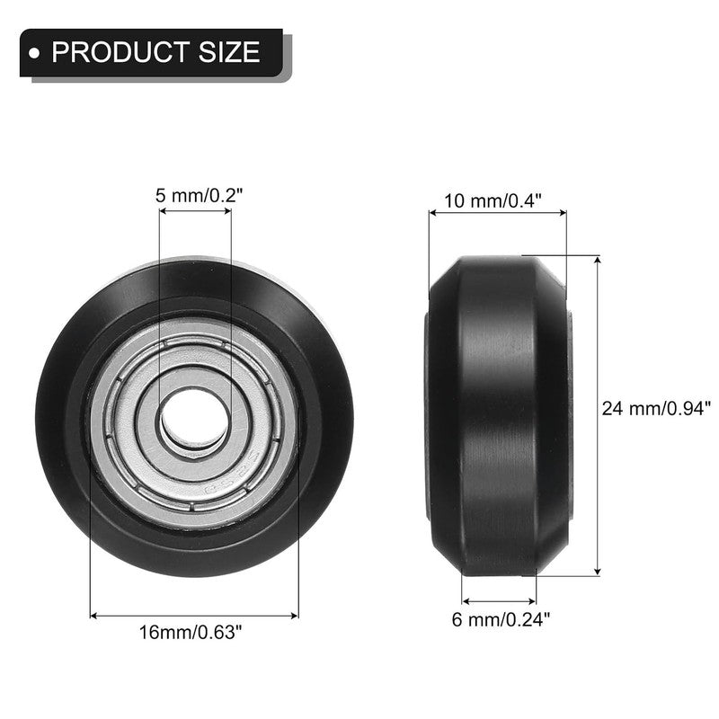 13Pcs POM V Slot Wheels Rollers 625ZZ Bearings CNC 3D Printer Gantry Pulley Kit Unbranded