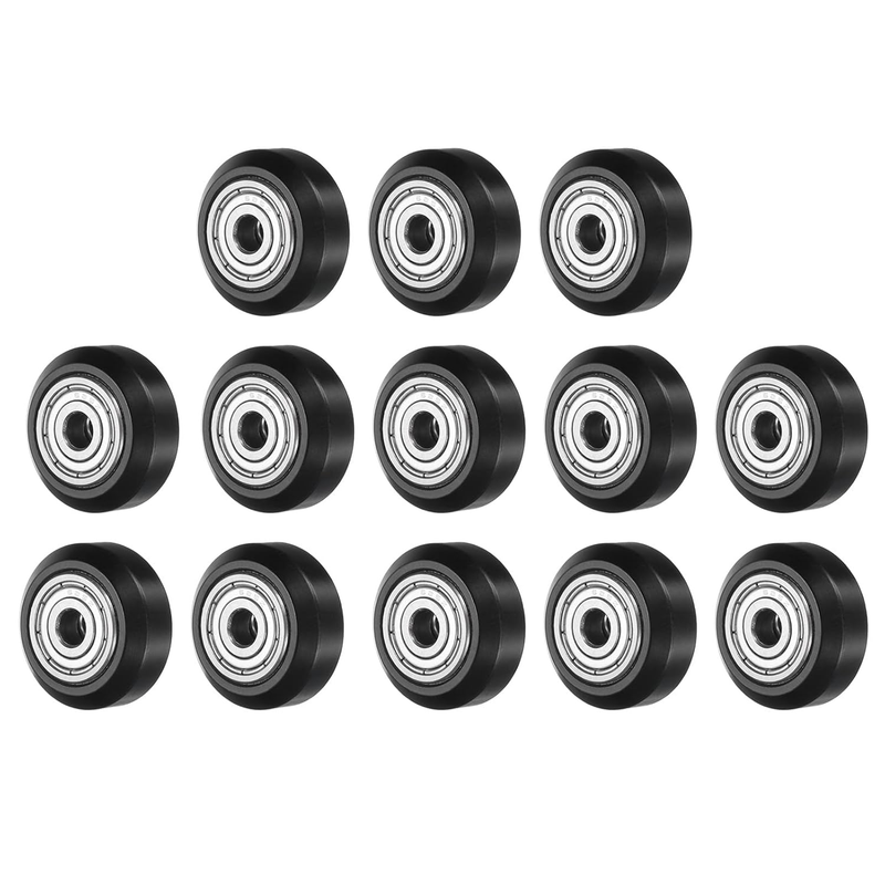 13Pcs POM V Slot Wheels Rollers 625ZZ Bearings CNC 3D Printer Gantry Pulley Kit Unbranded