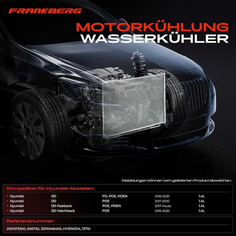 Engine Radiator Cooling fit Hyundai I30 PD PDE PDEN Fastback Estate 25310F3300 Unbranded