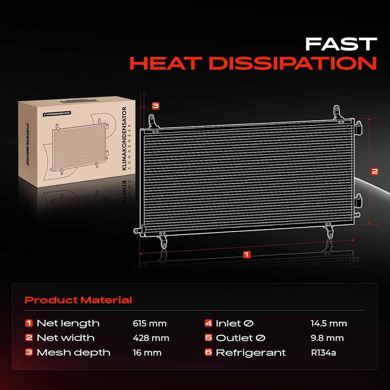AC Evaporator Core Air Conditioning Dryer fit Volvo S60 S80 V70 XC70 30648954 Unbranded