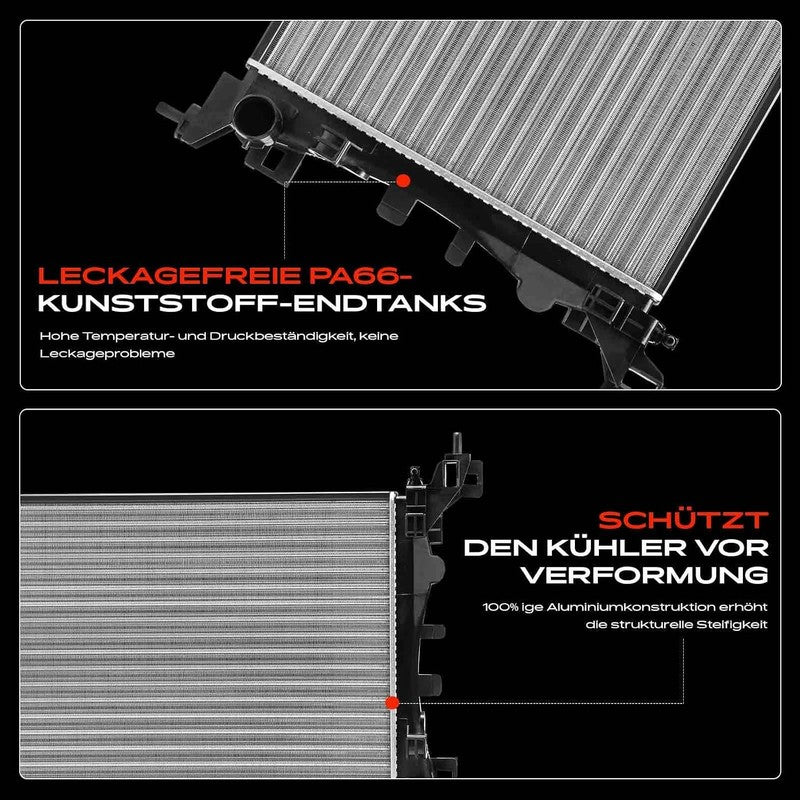 Engine Radiator Cooling fit Fiat Fiorino Qubo Nemo Bipper Replacement 51790774 Unbranded
