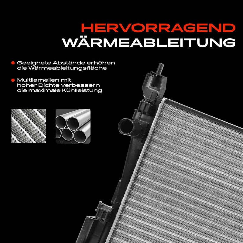 Engine Radiator Cooling fit Fiat Fiorino Qubo Nemo Bipper Replacement 51790774 Unbranded