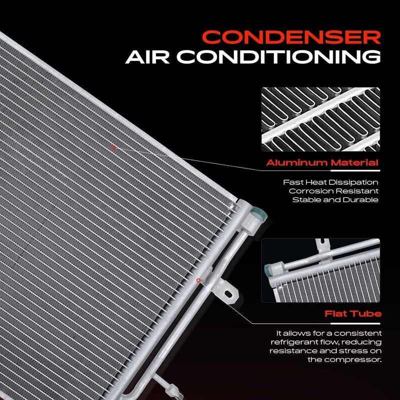 AC Condenser Air Conditioning Radiator fit Audi A4 Exeo 8E0260401E 8E0260401H Unbranded