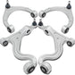 Control Arm Kit Front Rear Upper Suspension fit Porsche Panamera 970 97034105303 Unbranded