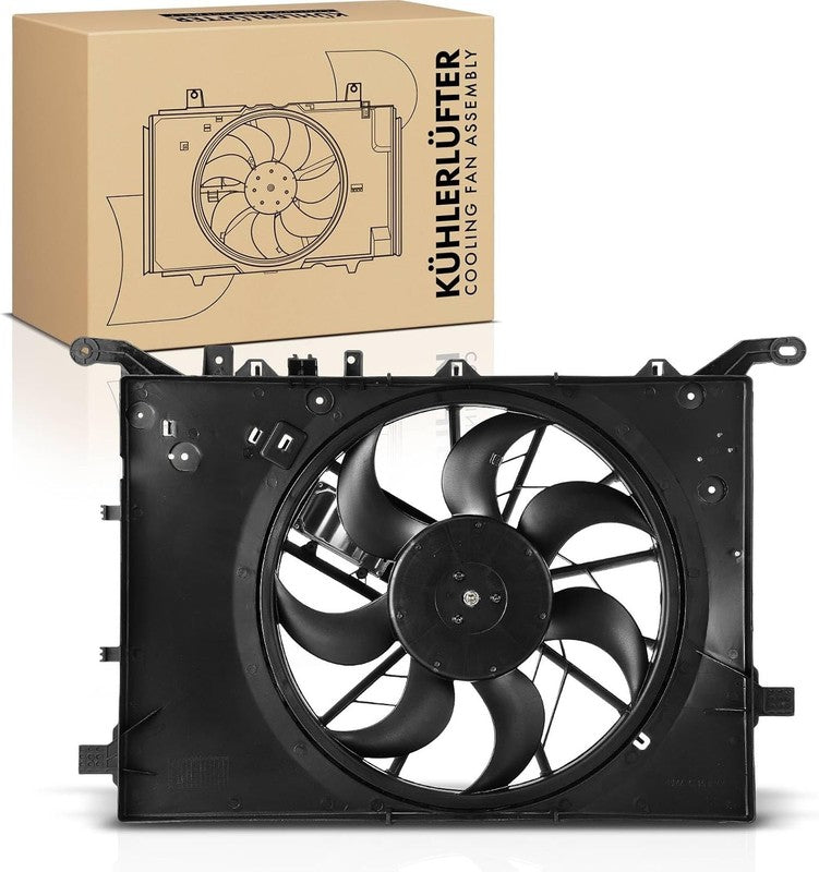 Radiator Cooling Fan Assembly Engine Electric 2 Pin fit Volvo 30680547 Unbranded