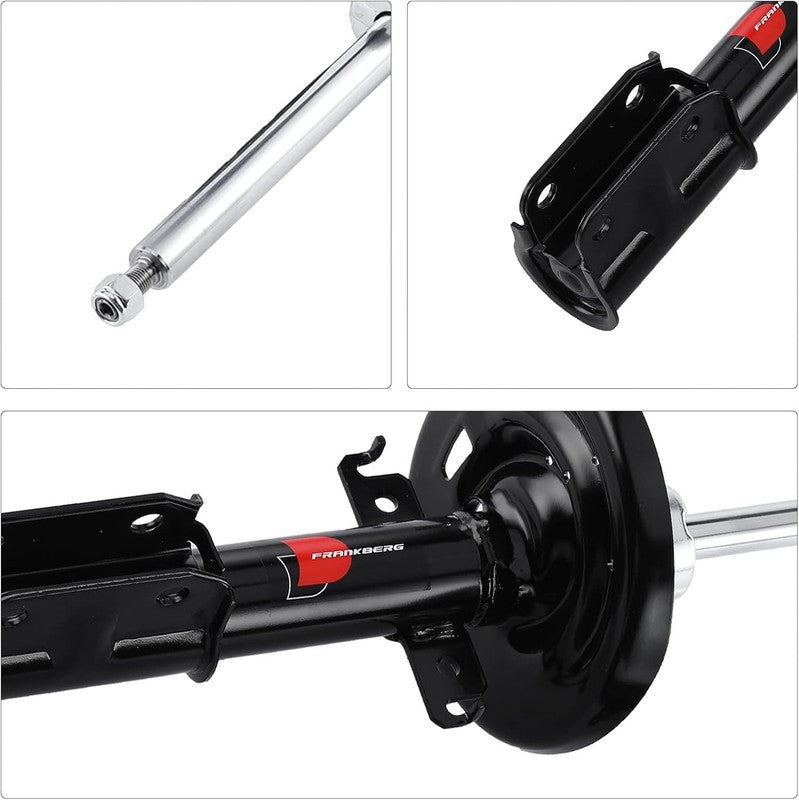 Front Shock Absorbers Gas Suspension Struts fit Renault Megane Kit 543020064R Unbranded