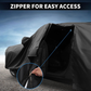 SUV Off Road Car Cover Waterproof Outdoor Sun Rain Snow Hail 210D PU Zipper Unbranded