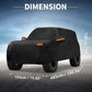 SUV Off Road Car Cover Waterproof Outdoor Sun Rain Snow Hail 210D PU Zipper Unbranded