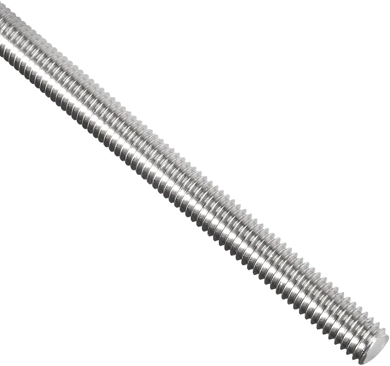 M6 x 500mm Fully Threaded Rod 304 Stainless Steel Right Hand Thread Bar Stud Unbranded