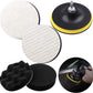 Car Polishing Buffing Pads Kit Foam Wool Waxing M14 Drill Adapter 125mm 5 Inch Unbranded