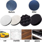 Car Polishing Buffing Pads Kit Foam Wool Waxing M14 Drill Adapter 125mm 5 Inch Unbranded
