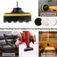 Car Polishing Buffing Pads Kit Foam Wool Waxing M14 Drill Adapter 125mm 5 Inch Unbranded