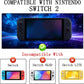 Dockable Case Nintendo Switch 2 2025 TPU Grip Cover Shockproof Black 79inch Unbranded