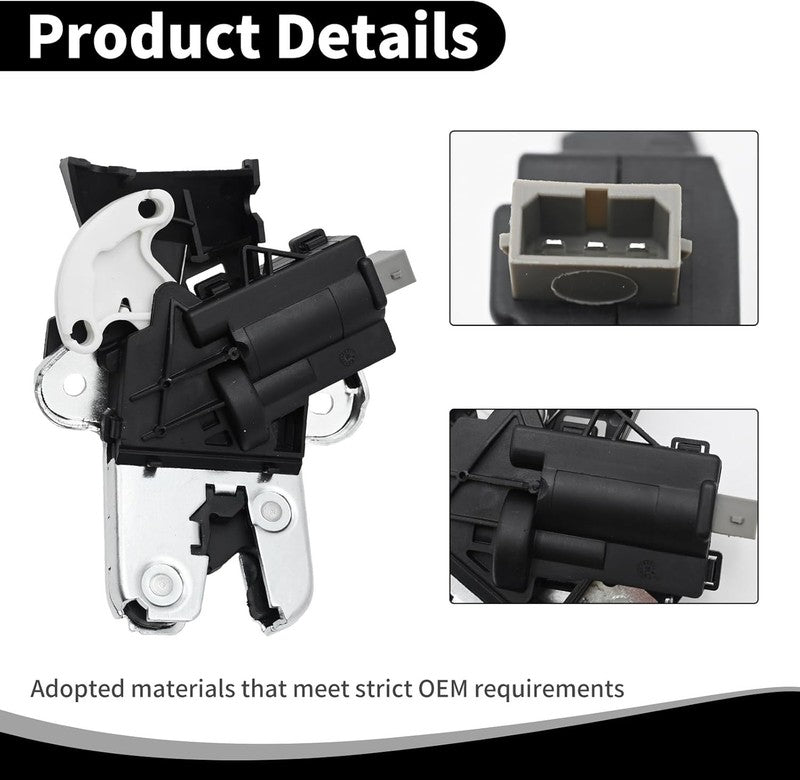 Boot Tailgate Trunk Lock Latch Golf Jetta Passat CC EOS A4 A5 A6 A8 4F5827505 Unbranded