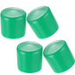 Rubber End Caps Vinyl PVC Tube Bolt Cap Protectors 4Pcs 47mm ID Dark Green Unbranded
